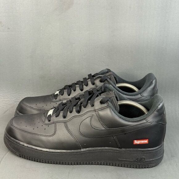 Supreme x Nike Air Force 1 Low \'Box Logo - Black\' sneaker shoes men\'s size 12 main image 11